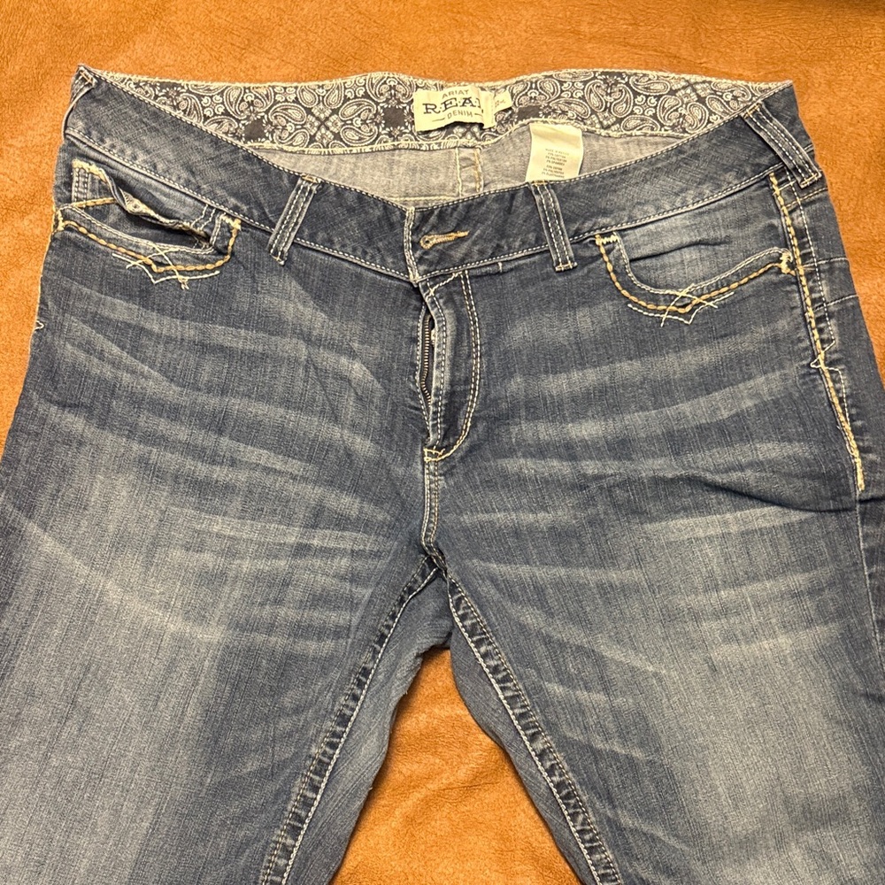 Ariat Women's Boot Cut Blue Jeans